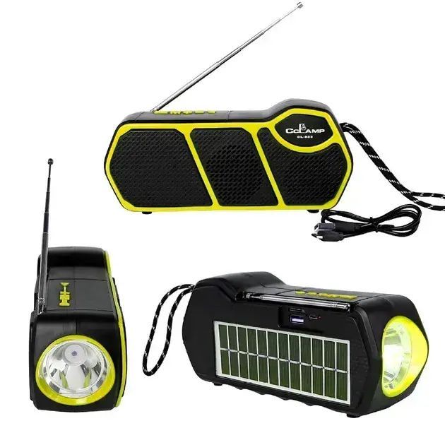 Портативна універсальна сонячна система (ліхтар,радіо FM, Bluetooth, павербанк)