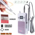 Портативний фрезер для нігтів Nail Drill YT-928 акумуляторний з індикатором заряду на 35 000 оборотів