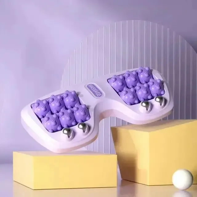 Портативний масажер для ніг Cat Claw Style Foot Massager з 12 роликами та 4 магнітними кульками