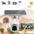 Поворотна вулична IP Solar камера PTZ відеоспостереження із сонячною панеллю