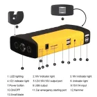 Пусковий автомобільний пристрій для акумулятора JUMP Starter Power Bank 50800 mAh