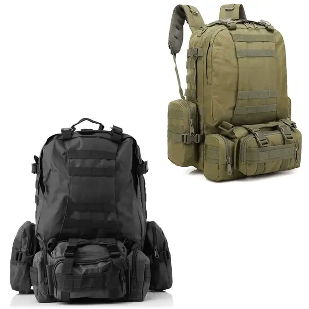 Рюкзак тактичний з підсумками Eagle B08 55 літр / Військовий, штурмовий / Вірменський