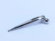 Роликовий ручний масажер для обличчя з 3D кульками LBJ-116B 3D Massager Сріблястий