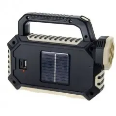 Ручний ліхтар HS-8029 на сонячній батареї потужний LED ліхтарик 3 режимами освітлення