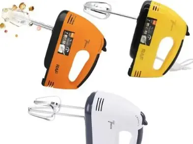 Ручний кухонний міксер 7 швидкостей 4 насадки DOMOTEC R-6633B