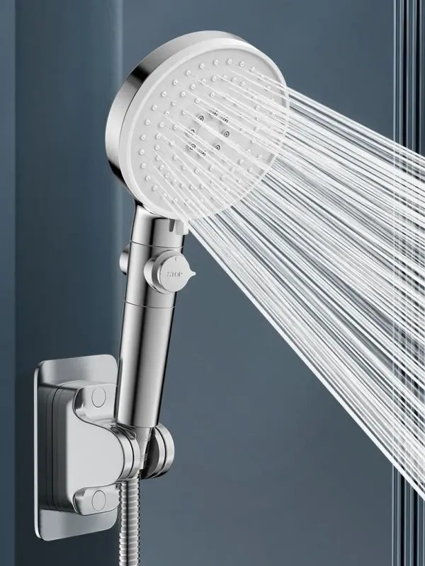 Насадка для душу регульована 8 режимів Сріблястий