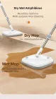 Комплект швабра з відром для миття підлоги Mop with bucket K10, з віджиманням / Складна швабра