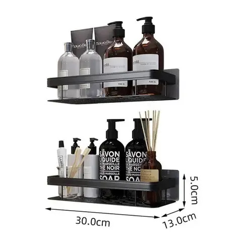 Полиця у ванну (30х13х5, 5см) STORAGE RACK AND197, настінна / Органайзер для ванної кімнати на стіну
