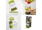 Щітка для миття посуду з дозатором для миючого засобу Soap Brush