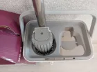Швабра з відром та автоматичним віджимом MOP MD-01 / Швабра ледарка для прибирання та миття підлог