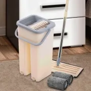Швабра з відром і самовіджимом Тріумф, Spin Mop Scratch Cleaning 360, швабра ледарка