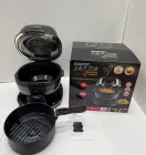 Смарт-Аерофритюрниця з функцією обертання на 18 програм Zepline ZP-140 10літрів 4000Вт