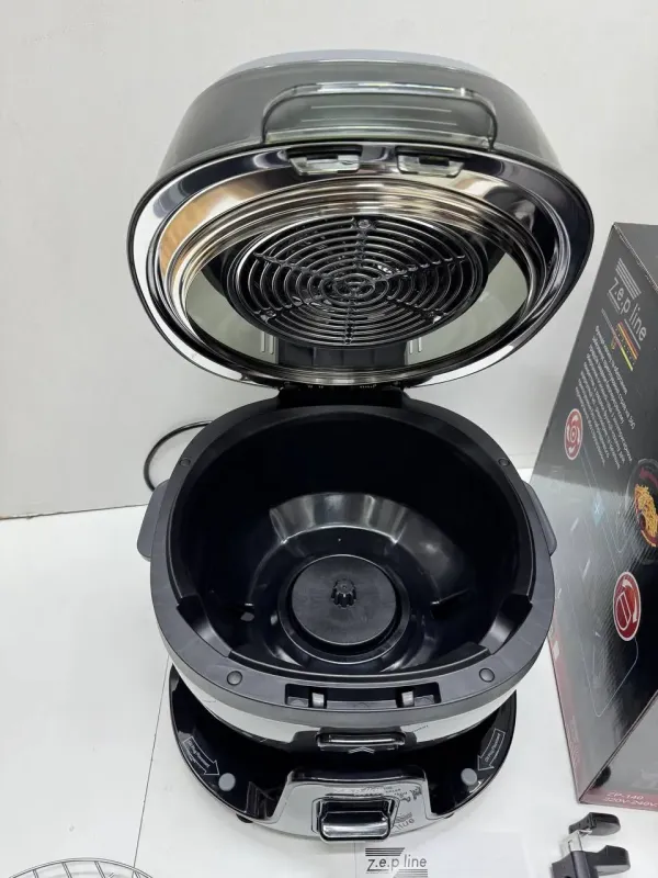 Смарт-Аерофритюрниця з функцією обертання на 18 програм Zepline ZP-140 10літрів 4000Вт