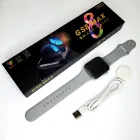 Смарт годинник 8 серії Smart Watch GS8 Мах 45mm українське меню з функцією дзвінка Сірі безрамковий дисплей