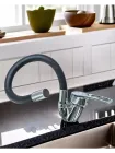 Змішувач гнучким краном 47 см для ванної та кухні Water tap HA-181