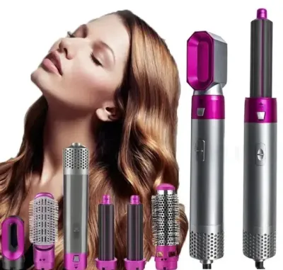 Стайлер 5в1 Hot Air Styler для різних типів волосся з функціями надання об'єму, випрямлення, укладання Стайлер 5в1 Hot Air Styler для різних типів волосся з функціями надання об'єму, випрямлення, укладання