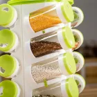 Стійка для зберігання спецій spice rack sixteen in one, набір для спецій 16 в 1