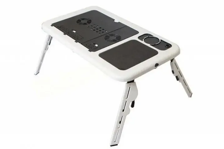 Стіл-підставка для ноутбука E-Table з охолодженням та регулюванням нахилу та висоти