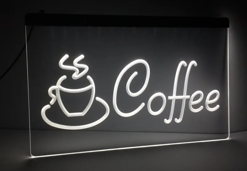 Світлодіодна вивіска Кава Cofe
