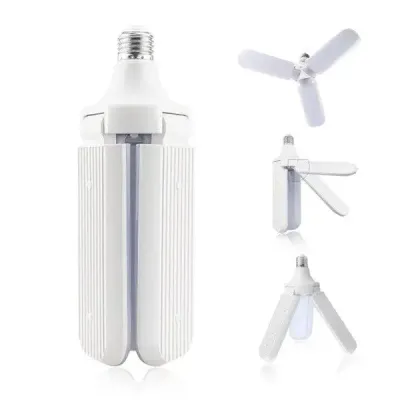 Світлодіодна лампа Fan Blade Led 45W E27 потрійна у формі вентилятора
