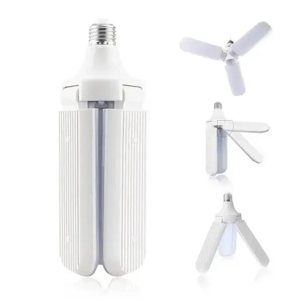 Світлодіодна лампа Fan Blade Led 45W E27 потрійна у формі вентилятора