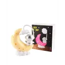 Світлодіодна настільна лампа, органайзер для ручок Moon