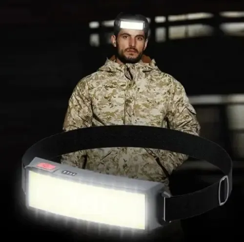 Світлодіодний ліхтарик налобний BL TM-G14 COB + USB CHARGE