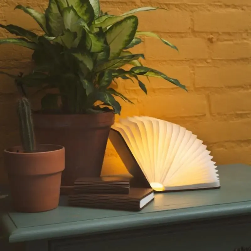 Світильник-книга, нічник книжка VHG Foldable Book Lamp Brown