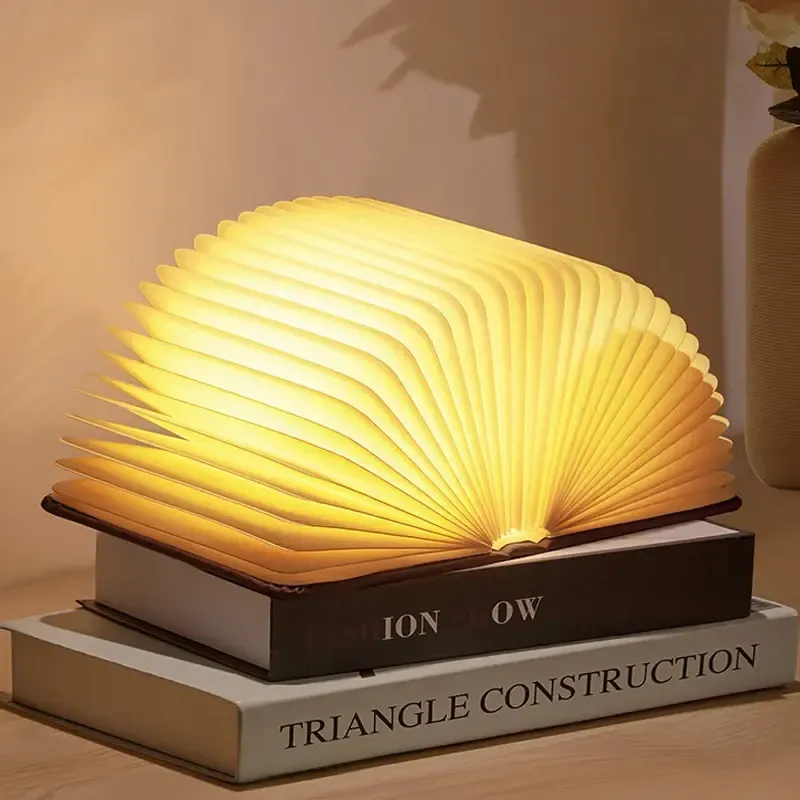 Світильник-книга, нічник книжка VHG Foldable Book Lamp Brown