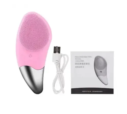 Силіконова щітка-масажер для обличчя Sonic Facial Brush