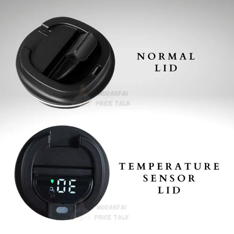 Термокухоль із сенсорним дисплеєм у силіконовому покриття з відкидною кришкою,350 мл