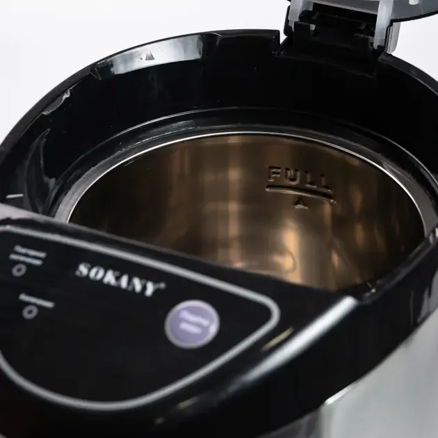 Термопот SOKANY SK-09028 на 6,8 л 1600 Вт хром термочайник електричний термос SK-09028