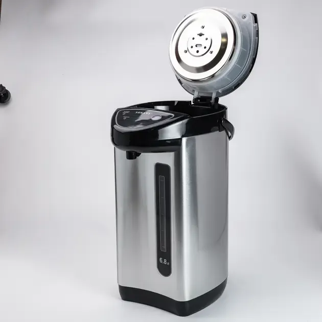 Термопот SOKANY SK-09028 на 6,8 л 1600 Вт хром термочайник електричний термос SK-09028