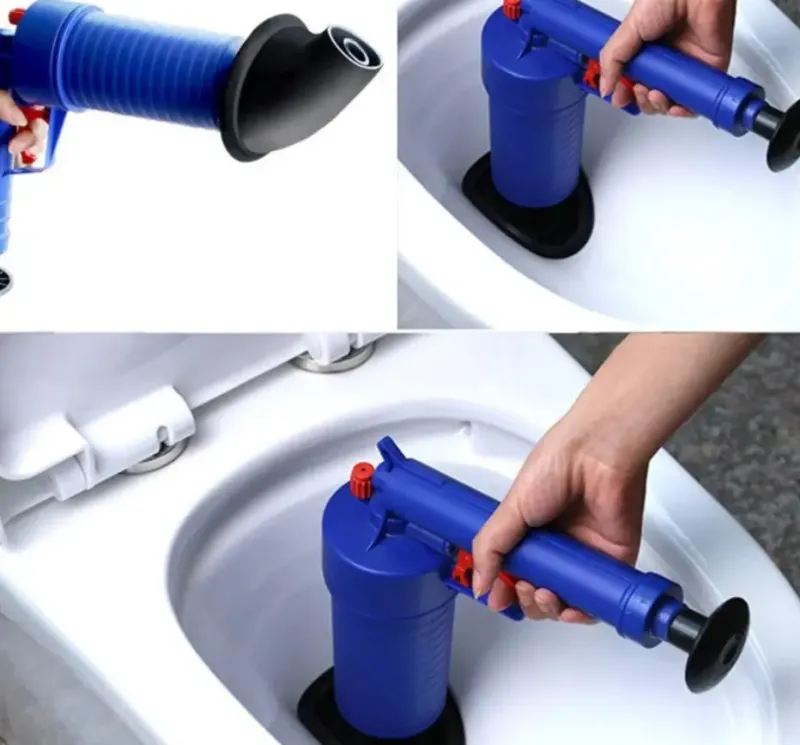 Toilet dredge GUN BLUE очищувач каналізації високого тиску Плунжер для раковини високого тиску