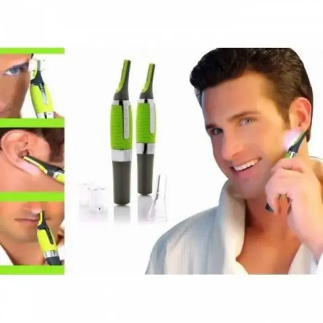 Тример універсальний Micro Touch Max (для носа, вух і т.д.) (Зелений)