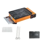 Туристичний портативний газовий гриль-плита барбекю Blue Shield 290A 2.2 кВт п'єзопідпал, кейс