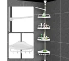 Кутова полиця для ванної кімнати Multi Corner Shelf, металева