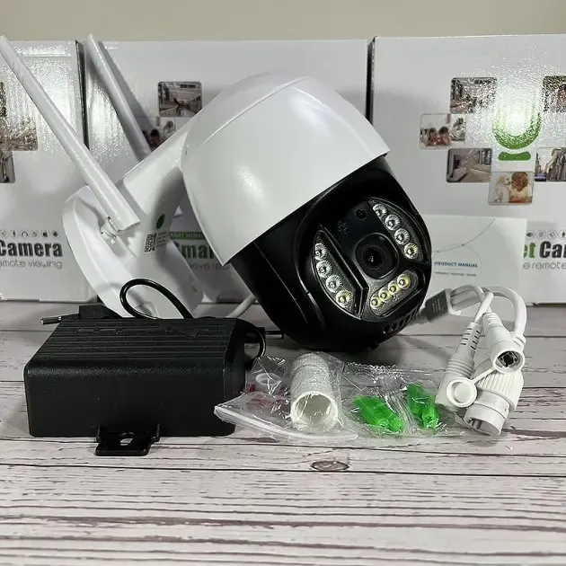 Поворотна Погодозахисна Сонячна Камера Безпеки SMAR 4G SOLAR CAM 1536P