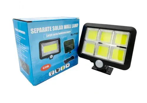 Вуличний світильник на сонячній батареї пультом керування solar street BK128-4COB