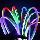 Розумна гнучка LED Neon RGB стрічка-шланг 2 метрів від USB управління режимами з телефону, Bluetooth додаток, пульт