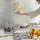 Універсальна самоклеюча нано-плівка для кухні (Алюмінієва фольга-стікер) подарує нове життя Вашій кухні! 3.5м