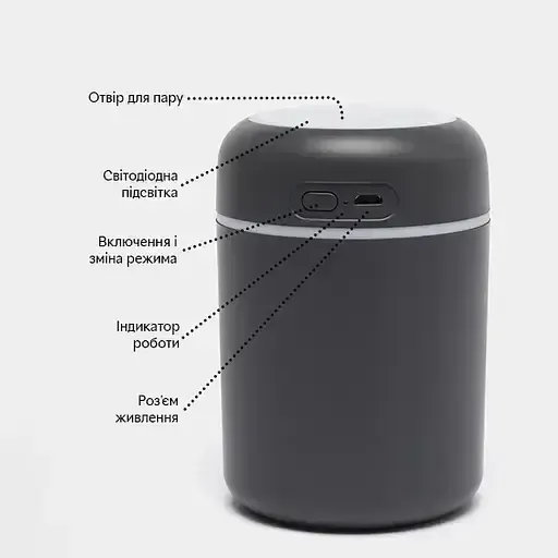 Зволожувач повітря  H2O з аромадифузор електричний