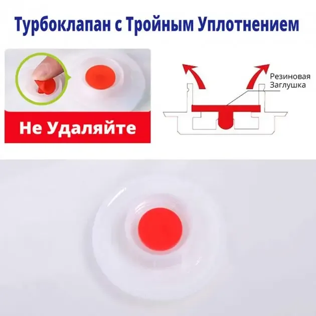 Вакуумний пакет для зберігання речей 80x110 см