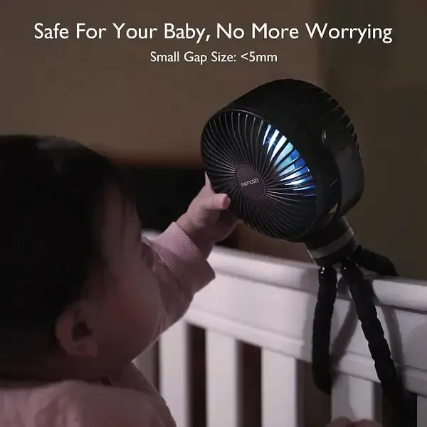 Вентилятор для коляски, маленький портативний вентилятор Momcozy