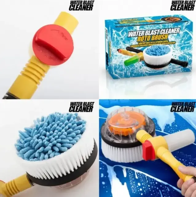 Щітка-насадка для шланга, що обертається, насадки Cleaner Roto Brush Щітка з насадкою для шланга