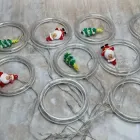 Гірлянда штора "Круги та кулі" 3м тепле біле світло