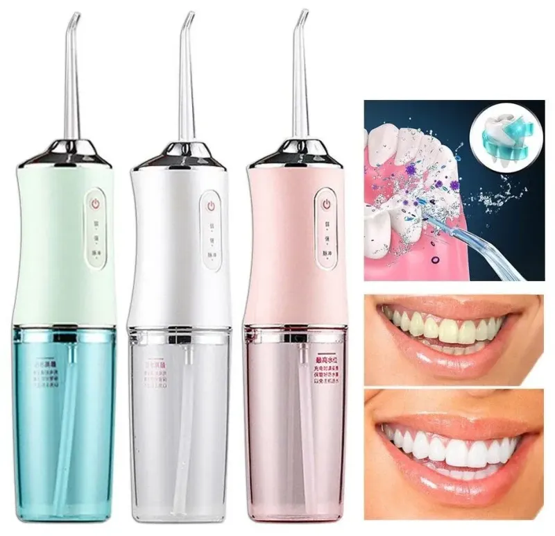 Іригатор портативний Oral Irrigator 3 режими роботи, 2 насадки