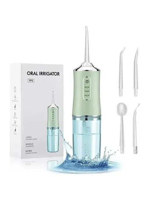 Іригатор портативний Oral Irrigator 3 режими роботи, 2 насадки