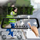 Дзеркало-відеореєстратор з камерою заднього виду та сенсорним екраном, H02